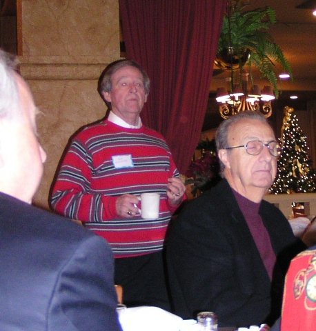 Bob Kleehamer speaking, Ken Chesser sleeping. Cause and effect?