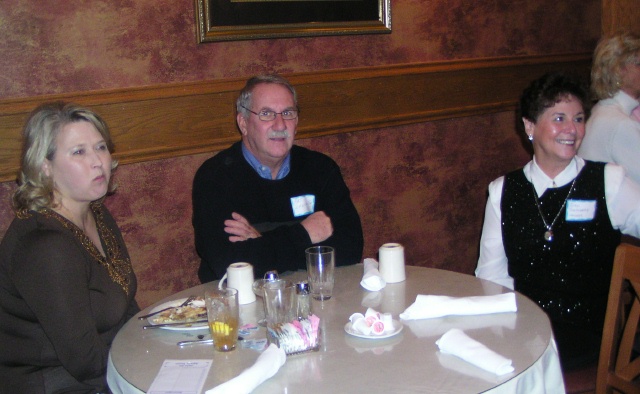 Kathy Dunn, fiance Pat Lancaster, Diane Tabacheck Hackel