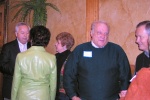 Don Smith, Joan Oeffinger Smith's back, Kathy Russell Smith, Rich Stewart, Frank Lanham